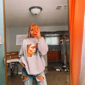 Forever 21 oversized crew